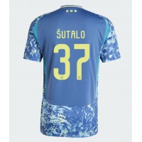 Camiseta Ajax Josip Sutalo #37 Visitante Equipación 2024-25 manga corta